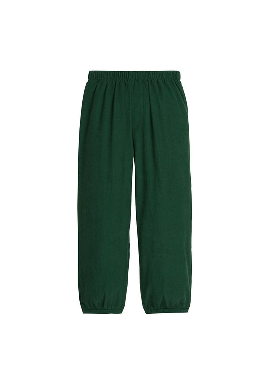 Hunter Green Corduroy Banded Pants