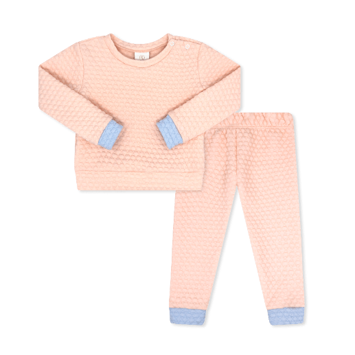 Quilted Sweatsuit, Pink