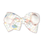 Hallie Hairbow/ Party Time Balloon Plaid