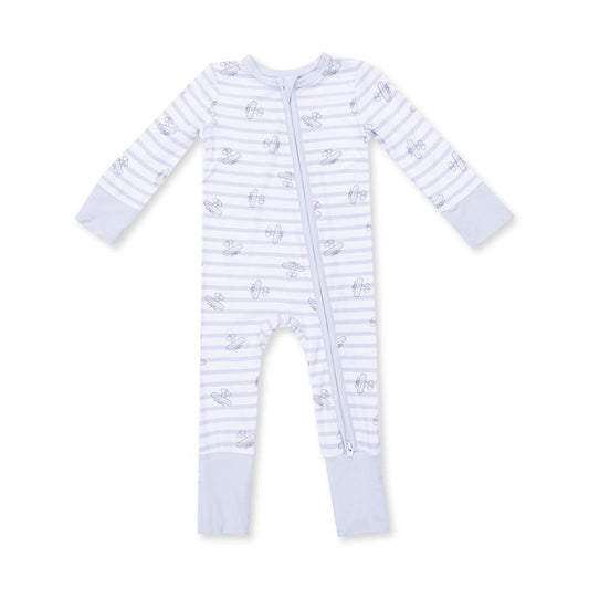 Airplane Stripe, Convertible Romper