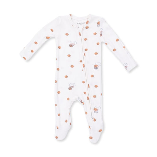 Mini Basketballs, 2 Way Zipper Footie