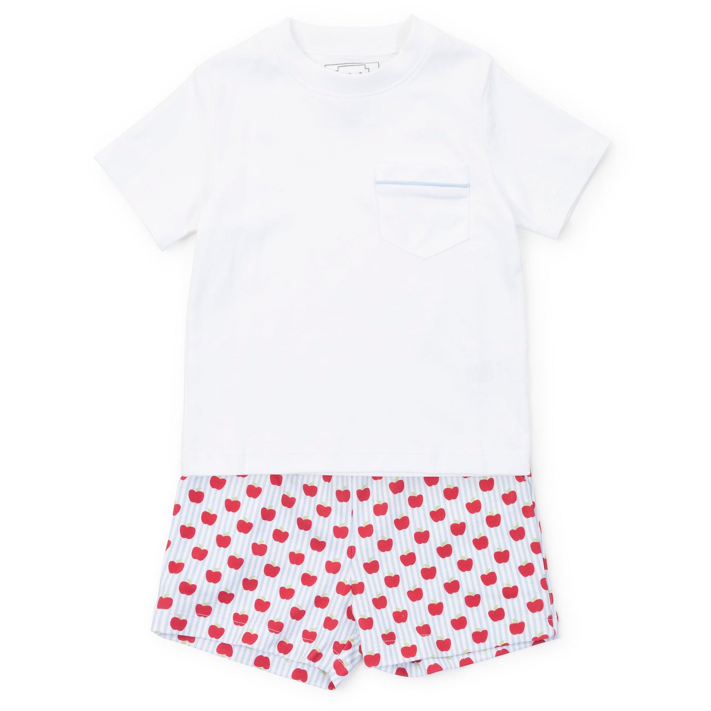 Walker Shorts Set, Schoolhouse Apples