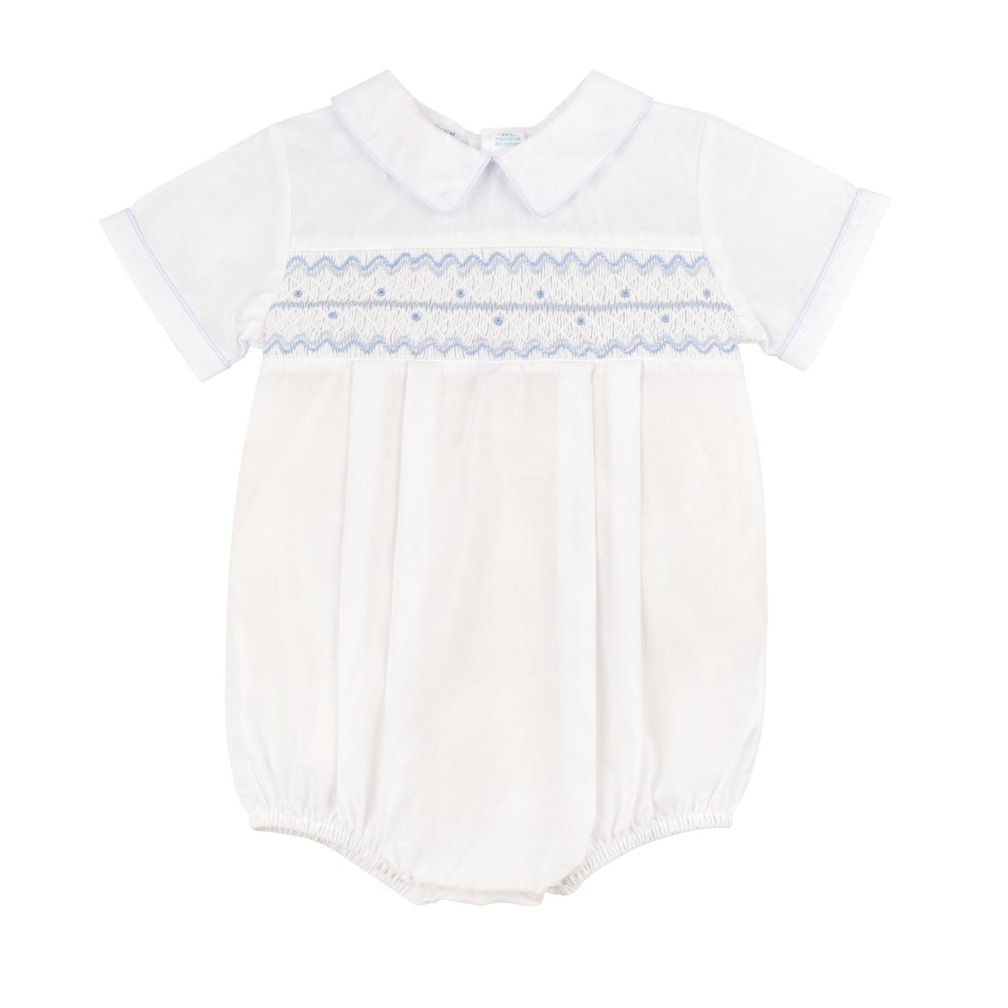 Boys Wave Smocked Bubble