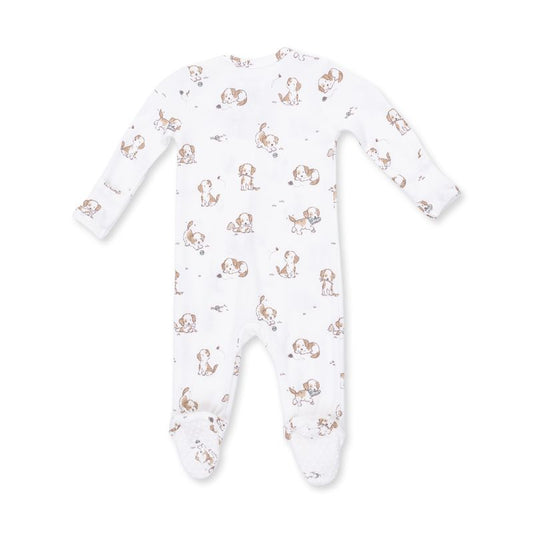 Explorer Puppy Blue, 2 Way Zipper Footie