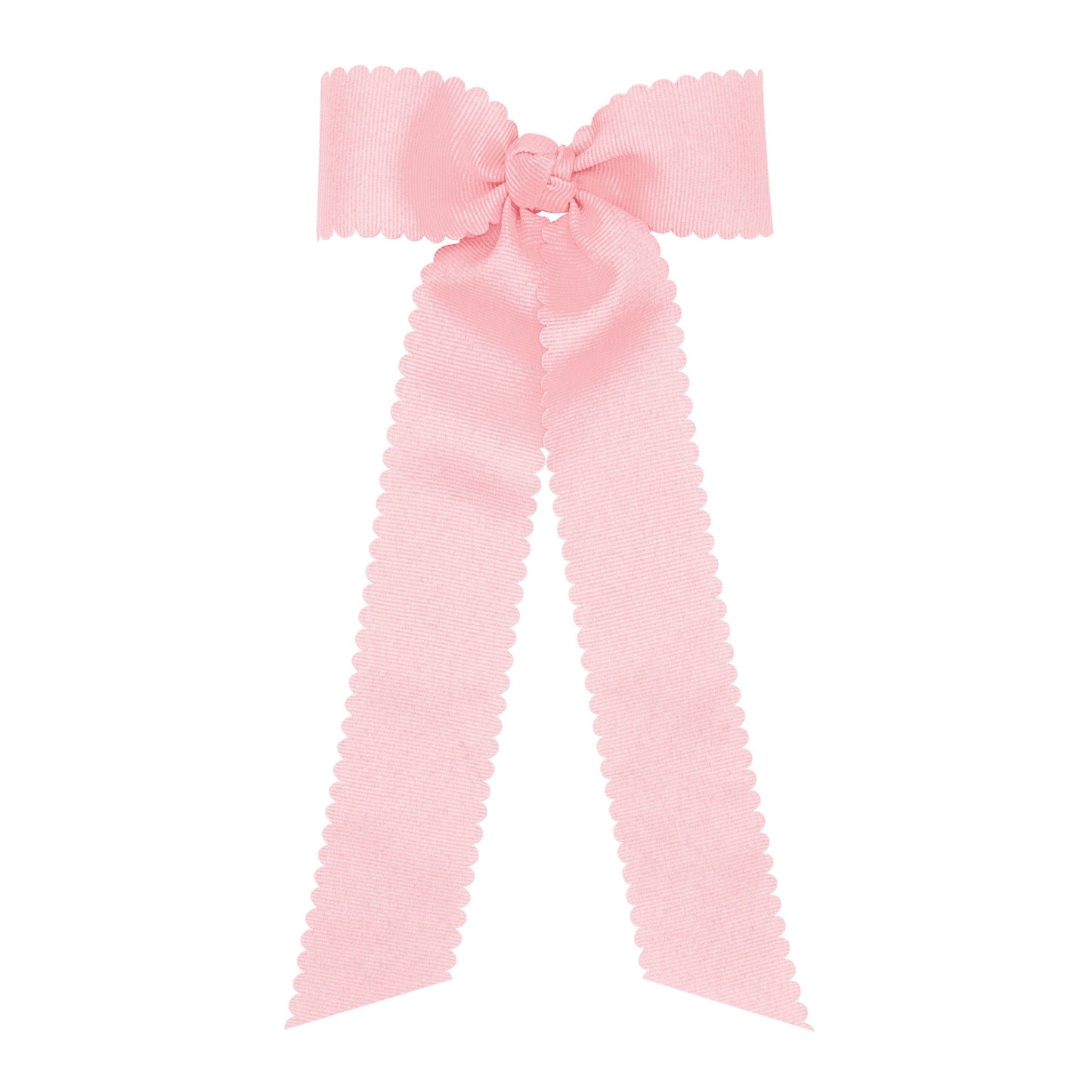 Medium Grosgrain Scallop Bow with Streamer Tails (more colors)