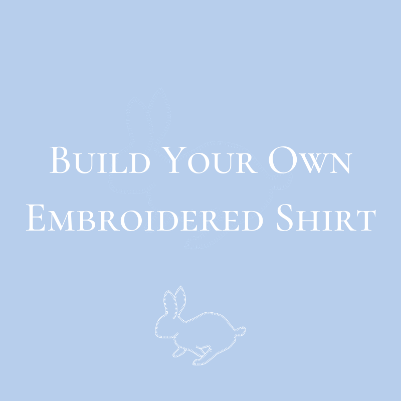 Boys Build Your Own Embroidered Shirt