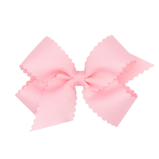 Scallop Edge Grosgrain Hairbow (More Colors)