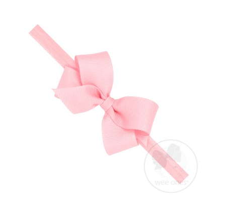 Mini Grosgrain Bow on Matching Band
