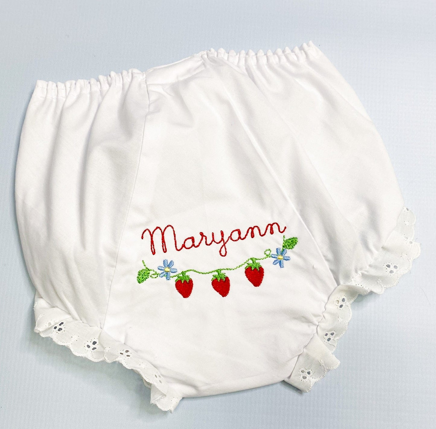 Classic White Eyelet Bloomers