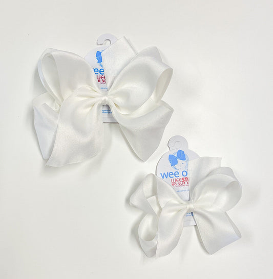 Wee Ones Matte Satin Bows