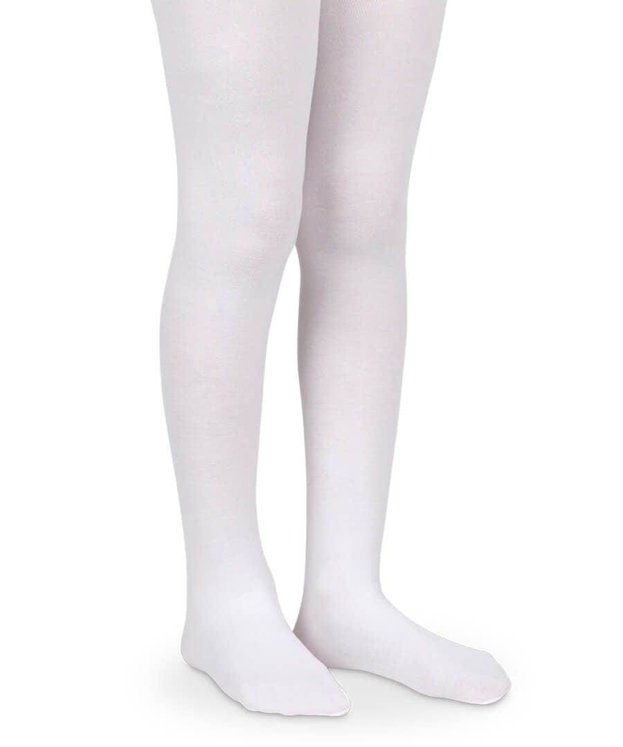Classic White Pima Cotton Tights by Jefferies