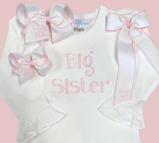 Big Sis Embroidered Ribbon by WeeOnes