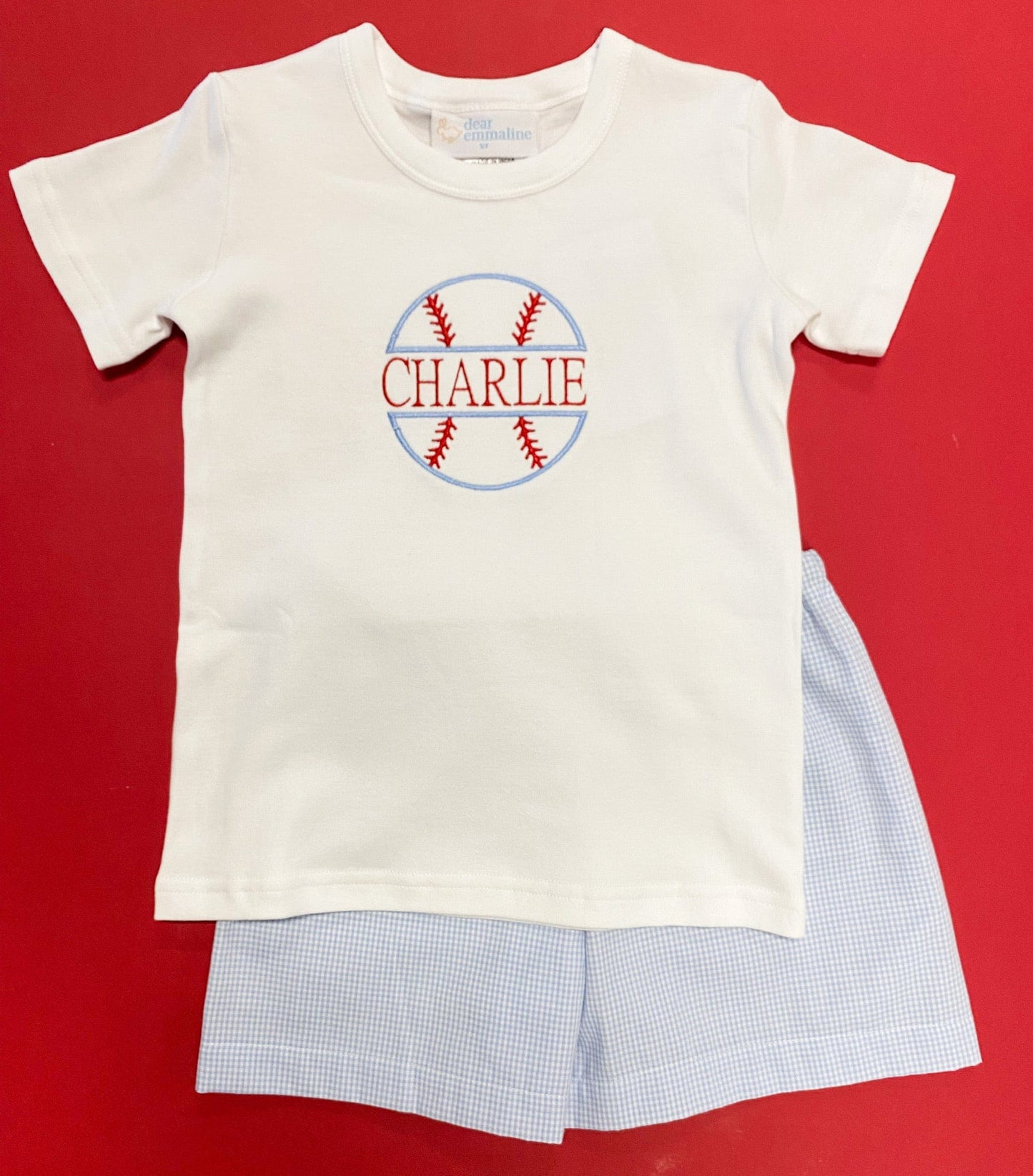 Boys Split Baseball Frame Shirt