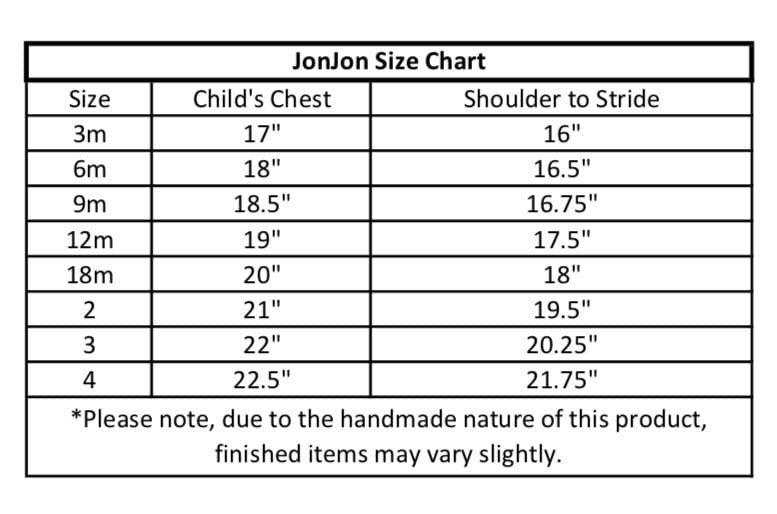 Hollis Jon Jon (Custom, Choose your Fabric)