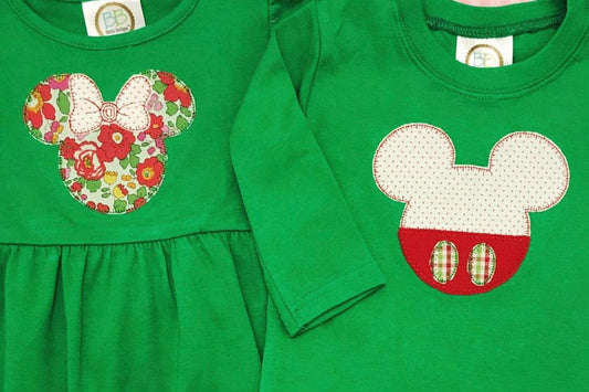 Mouse Head Applique Shirt