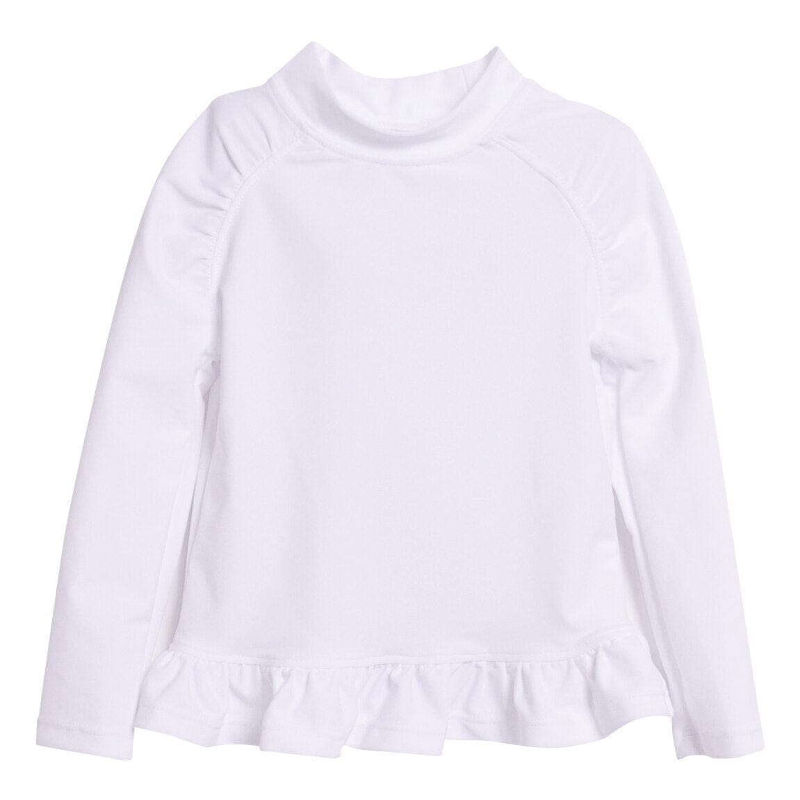 Girls White Rashguard